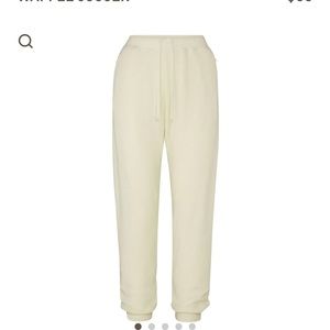 SKIMS waffle jogger - cream